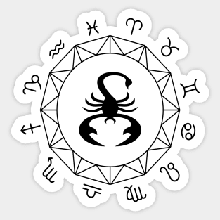 Scorpio Zodiac Sticker